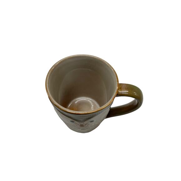 Adorable Rustic Ceramic Owl Coffee Mug 14 oz. - Picture 5 of 6